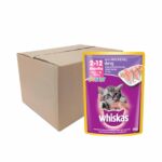 Whiskas Pouch Real Fish Kitten Mackerel 80g - Image 2