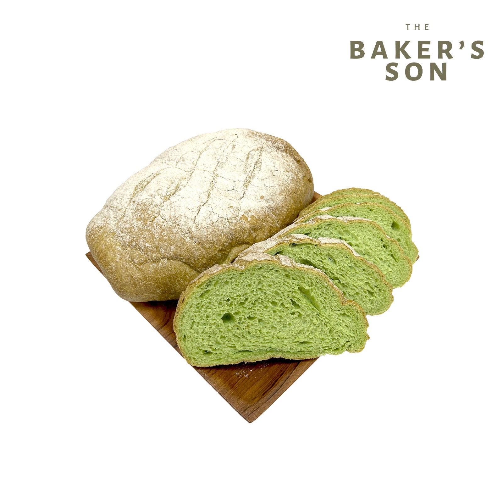 090302-1-BakersSon_5c8572f6-60bd-4115-97a6-808d9d99b944 Green Tea Bread 1unit - Image 1