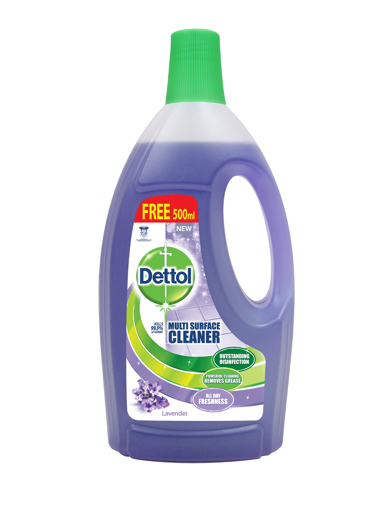 1602039615156_4143 DETTOL MULTI SURFACE CLEANER LAVENDER 1.5L+500ML - Image 1