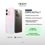 (Exclusive for new users)OPPO A5 Pro 5G 12(6+6GB) + 128GB / 2 Year Local Warranty / IP69 Water&Dust Resistance / 5800mAh Battery AI LinkBoost 2.0 - Image 2