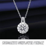 🔥🔥S925 Sterling Silver zircon Sunflower Pendant Necklace