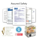 PowerPac Egg Steamer, Food Steamer 2.5L Multi function 2 Tier Steamer (PPS706) - Image 5