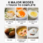 [SG Seller]🔥Egg Boiler Household Small Hard Boiled Egg Maker Automatic Power off 7 Modes Breakfast Cooker 3 Pin Plug - Image 3