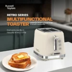 Russell Taylors Retro Toaster RT-10, 𝟳 𝗦𝗵𝗮𝗱𝗲 𝗦𝗲𝘁𝘁𝗶𝗻𝗴𝘀, 2 Years Warranty - Image 7