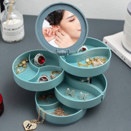 🔥Last day 70% OFF 🔥4 Layers Rotatable Jewelry Storage Box