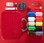 [Popular Item] CraftVault Portable Sewing Kit in Faux Leather Case - Random Color - Image 10