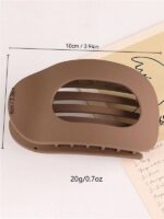 4 solid color hair clips - Image 11