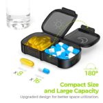 AM PM Weekly Pill Organizer – Travel-Friendly. Large Capacity & BPA-Free - Image 2
