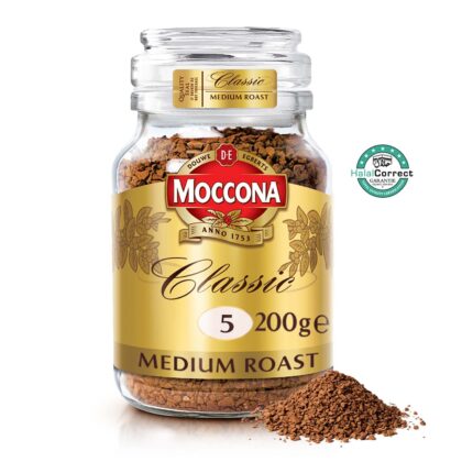 Moccona Classic Medium Roast Intensity 5 Freeze Dried Instant Coffee 200g