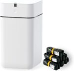 Limited-Quantity Anniversary Deal：Airdeer Automatic Trash Can, 4 Gallon Self Sealing and Self-Changing Smart Trash Can