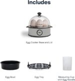 NutriCook Rapid Egg Cooker: 7 Egg Capacity Electric Egg Cooker for Boiled Eggs, Poached Eggs, Scrambled Eggs, or Omelettes with Auto Shut Off Feature - Image 4