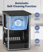 Limited-Quantity Anniversary Deal：Kndko Nugget Ice Maker,Self Dispensing Pellet Ice Maker,44lbs/24H, Self Cleaning Ice Maker,3.3lbs Ice Storage - Image 3
