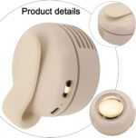 Portable Clip On Fan, 3-Speed Silent Mini Bladeless Fans, Mini USB Rechargeable 360° - Image 3