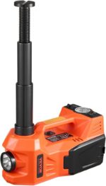 VEVOR Electric Car Jack, 5 Tons /11000 lbs, Electric Scissor Jack with Built-in Inflator, 12V Tire Change Replacement with Electric Impact Wrench & LED Light, Portable Jack kit for Sedan, SUV, Truck - Image 2