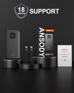 65W Power Bank, 25000mAh Travel Essential USB C Laptop Portable Charger, 100W Total Fast Charging Battery Pack for MacBook Dell XPS iPad Tablet Steam Deck iPhone 17-12 Series Samsung Switch and More - Image 9