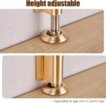 Adjustable Magnetic Door Stopper with Zinc Alloy Base, No-Drill Floor Catch for Home/Office/Commercial Doors, 1-Pack (3/4 Gap) - Image 4