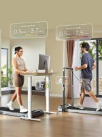 【Local warehouse】WALKINGPAD Folding Treadmill, 2 in 1 Walking Pad Under Desk Treadmill for Home and Office, Compact Foldable Design with App Control and LED Display - Image 3