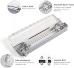 Aluminum Foil & Plastic Wrap Dispenser with Cutter - Easy One-Hand Operation, Space-Saving Kitchen Organizer for Worktops & Cabinets, Magnetic Cling Film Dispenser - Image 5