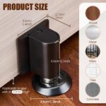 Adjustable Magnetic Door Stopper with Zinc Alloy Base, No-Drill Floor Catch for Home/Office/Commercial Doors, 1-Pack (3/4 Gap) - Image 2