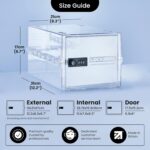 Lockabox One™ | Premium Lock Box | Medium Combination Lock Box For Food, Medicine & Home Safety | External Size 12 x 8 x 6.6 inches - Image 9