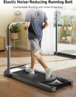 【Local warehouse】WALKINGPAD Folding Treadmill, 2 in 1 Walking Pad Under Desk Treadmill for Home and Office, Compact Foldable Design with App Control and LED Display - Image 4