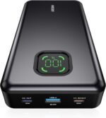 65W Power Bank, 25000mAh Travel Essential USB C Laptop Portable Charger, 100W Total Fast Charging Battery Pack for MacBook Dell XPS iPad Tablet Steam Deck iPhone 17-12 Series Samsung Switch and More