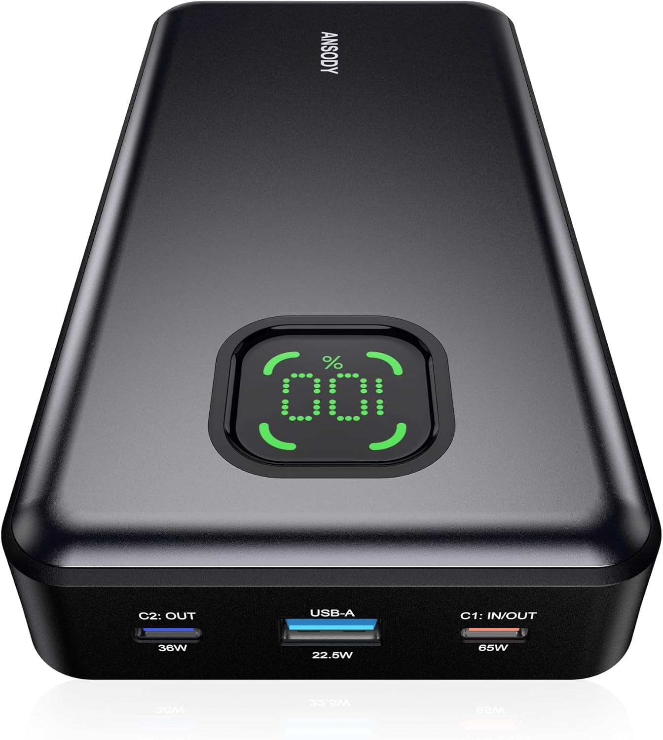 71Yxi-lqvbL._AC_SL1500_.jpg 65W Power Bank, 25000mAh Travel Essential USB C Laptop Portable Charger, 100W Total Fast Charging Battery Pack for MacBook Dell XPS iPad Tablet Steam Deck iPhone 17-12 Series Samsung Switch and More - Image 1