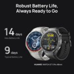 HUAWEI WATCH GT5 Pro 46 mm Smartwatch, Sharp-Edged Design, upto 14 Days Battery Life, Pro-level Sports Watch, Health Tracking, iOS & Android Compatible, 3 Months HUAWEI Care+ - Image 12