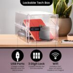 Lockabox One™ | Premium Lock Box | Medium Combination Lock Box For Food, Medicine & Home Safety | External Size 12 x 8 x 6.6 inches - Image 2