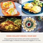 NutriCook Rapid Egg Cooker: 7 Egg Capacity Electric Egg Cooker for Boiled Eggs, Poached Eggs, Scrambled Eggs, or Omelettes with Auto Shut Off Feature - Image 6