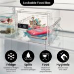 Lockabox One™ | Premium Lock Box | Medium Combination Lock Box For Food, Medicine & Home Safety | External Size 12 x 8 x 6.6 inches - Image 5