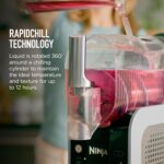 Ninja SLUSHi Frozen Drink & Slushie Machine with RapidChill Technology | 88 oz. Easy Fill Vessel | 5 Preset Programs | Make Margaritas, Frappés, & More | With Dishwasher Safe Parts | Black | FS301 - Image 8