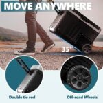 [Local warehouse]EUHOMY 12 Volt Refrigerator, 47QT(35L) Electric Cooler, Portable Freezer 12V/24V DC 100-240V AC, 12V Fridge -4℉~68℉, 12V Cooler with Wheels & 2 Baskets for Travel, Truck, Boat, Camping - Image 4