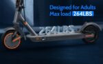 Maxshot Electric Scooter, 14" Tire, 22 Mph Top Speed, 50 Miles Long Range, Folding Escooter for Adults with Seat Bag, Dual Braking, Dual Suspension, App - Image 3