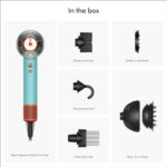 Celebrate with Us Anniversary Limited-Time & Limited-Quantity Deal OMR 9.9.9.9：Dyson Supersonic NuralTM Hair Dryer, HD16 Ceramic Patina/Topaz, Hair Care, Intelligent Heat Control, Plastic, Drying & Styling - Image 6