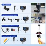 While Stocks Last：DJI Osmo Action 5 Pro Standard Combo,with 58 Piece Accessory Kit and 2 Extra Batteries + 64GB Card - Waterproof Action Camera with 1/1.3" Sensor, 4K/120fps Video, Action Camera 4K Ideal for Sports - Image 2