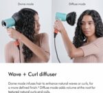 Celebrate with Us Anniversary Limited-Time & Limited-Quantity Deal OMR 9.9.9.9：Dyson Supersonic NuralTM Hair Dryer, HD16 Ceramic Patina/Topaz, Hair Care, Intelligent Heat Control, Plastic, Drying & Styling - Image 7