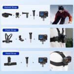 While Stocks Last：DJI Osmo Action 5 Pro Standard Combo,with 58 Piece Accessory Kit and 2 Extra Batteries + 64GB Card - Waterproof Action Camera with 1/1.3" Sensor, 4K/120fps Video, Action Camera 4K Ideal for Sports - Image 4
